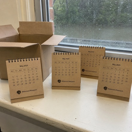 Custom desk calendars for small business