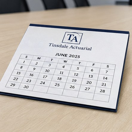 Customized desk calendars for accountancy, legal and consultancy practices