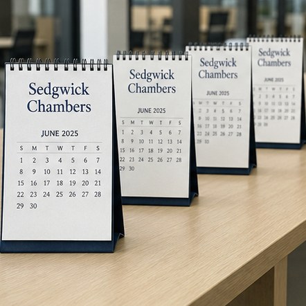 Customized desk calendars for software, saas and professional services