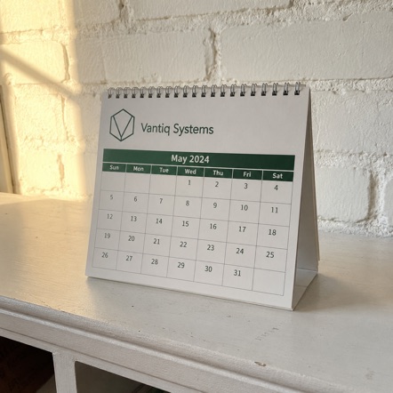 Desk calendars with logo printing