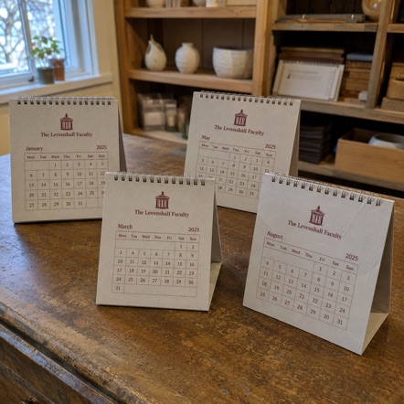 Promotional custom desk calendars with company logo