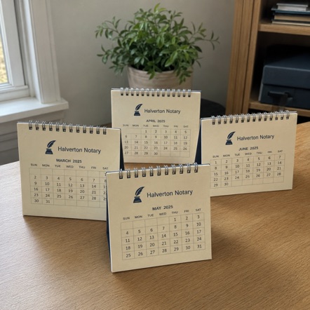 Wholesale custom desk calendars